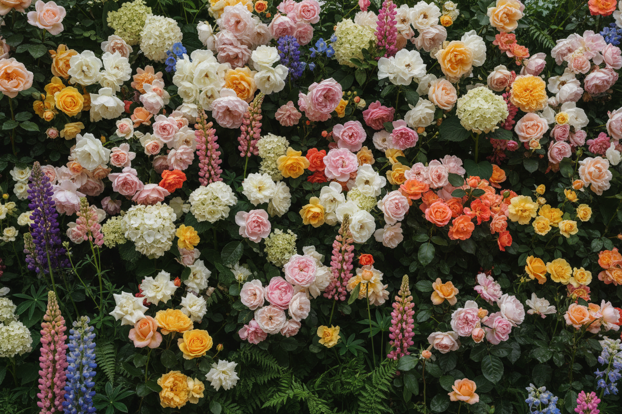 High-quality floral background